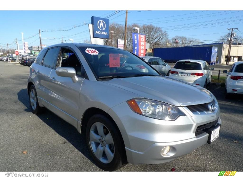 2008 RDX  - Alabaster Silver Metallic / Ebony photo #1