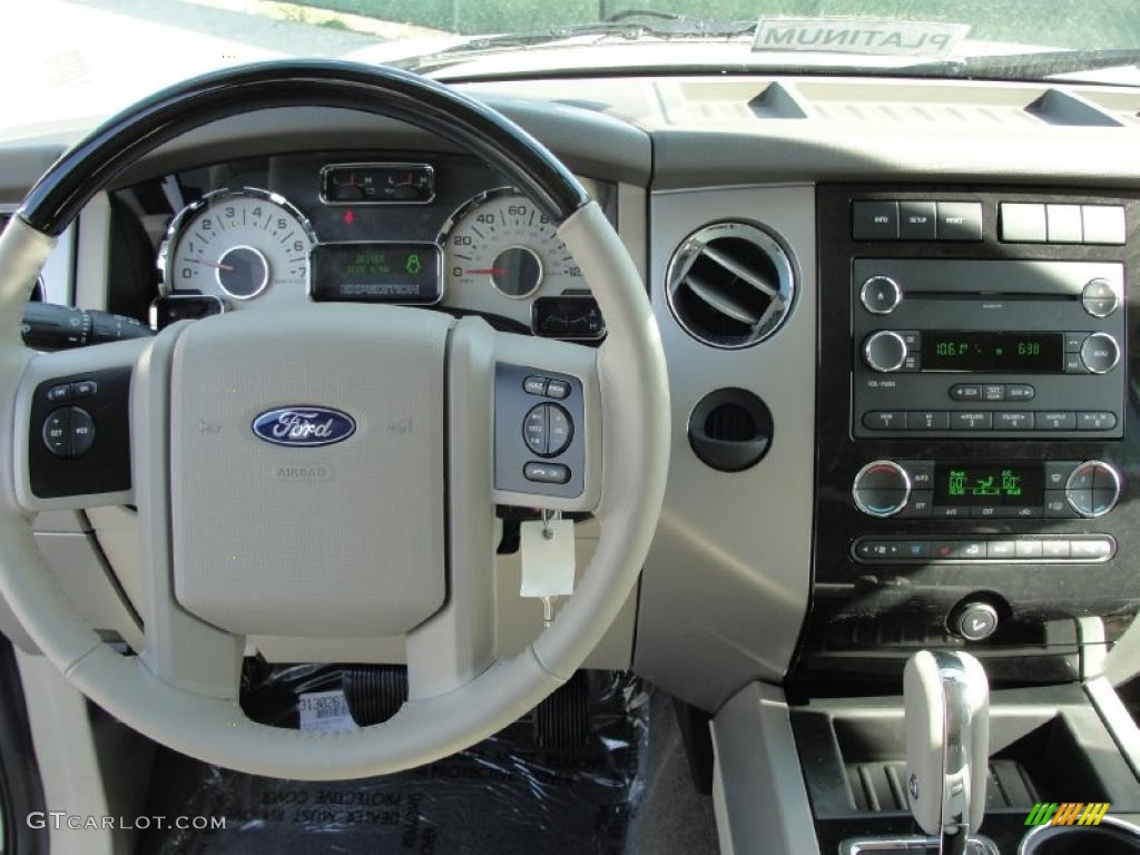 2011 Ford Expedition Limited Stone Dashboard Photo #40926076