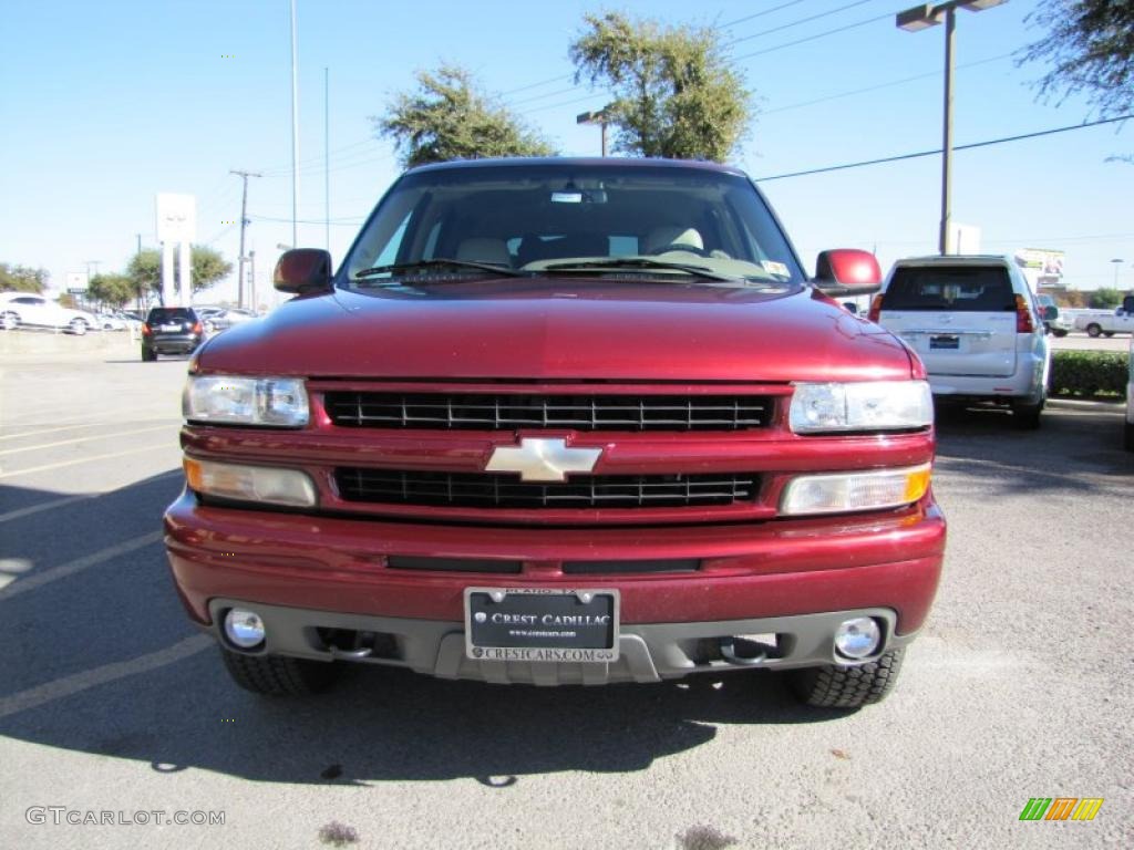 2003 Tahoe Z71 4x4 - Redfire Metallic / Tan/Neutral photo #2