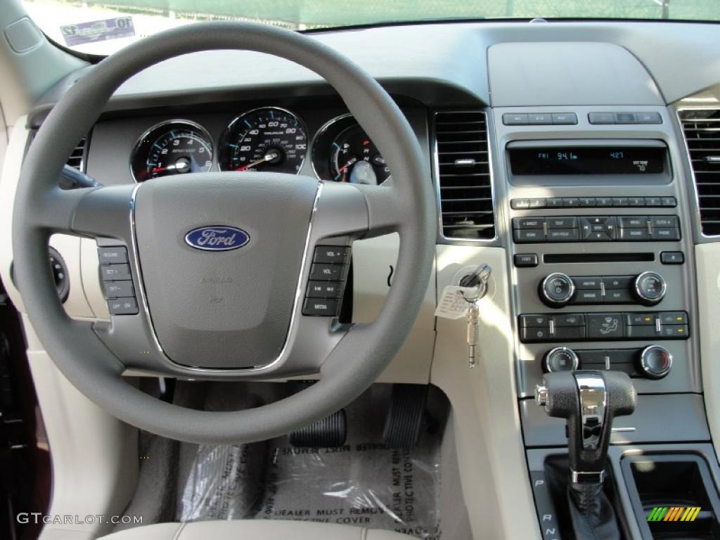 2011 Ford Taurus SE Light Stone Dashboard Photo #40926602