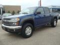 2006 Superior Blue Metallic Chevrolet Colorado Z71 Crew Cab 4x4  photo #2