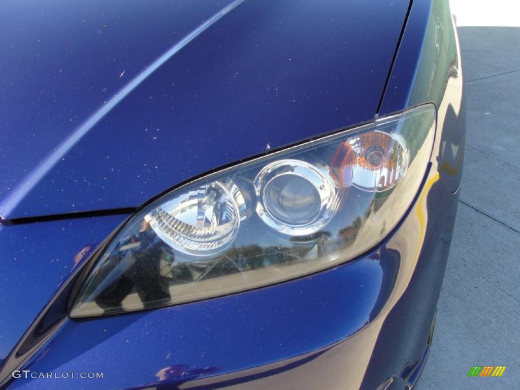2006 MAZDA3 i Sedan - Strato Blue Mica / Black photo #10