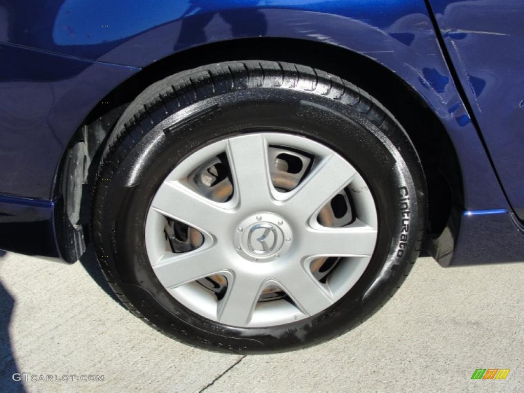 2006 MAZDA3 i Sedan - Strato Blue Mica / Black photo #14