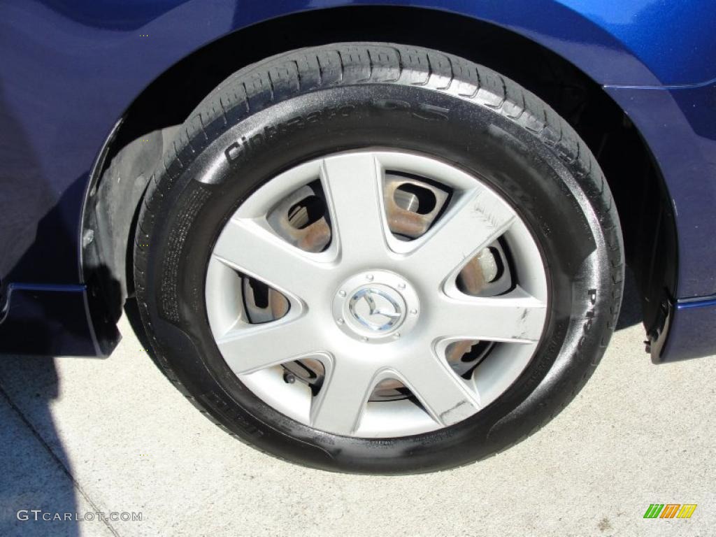 2006 MAZDA3 i Sedan - Strato Blue Mica / Black photo #15