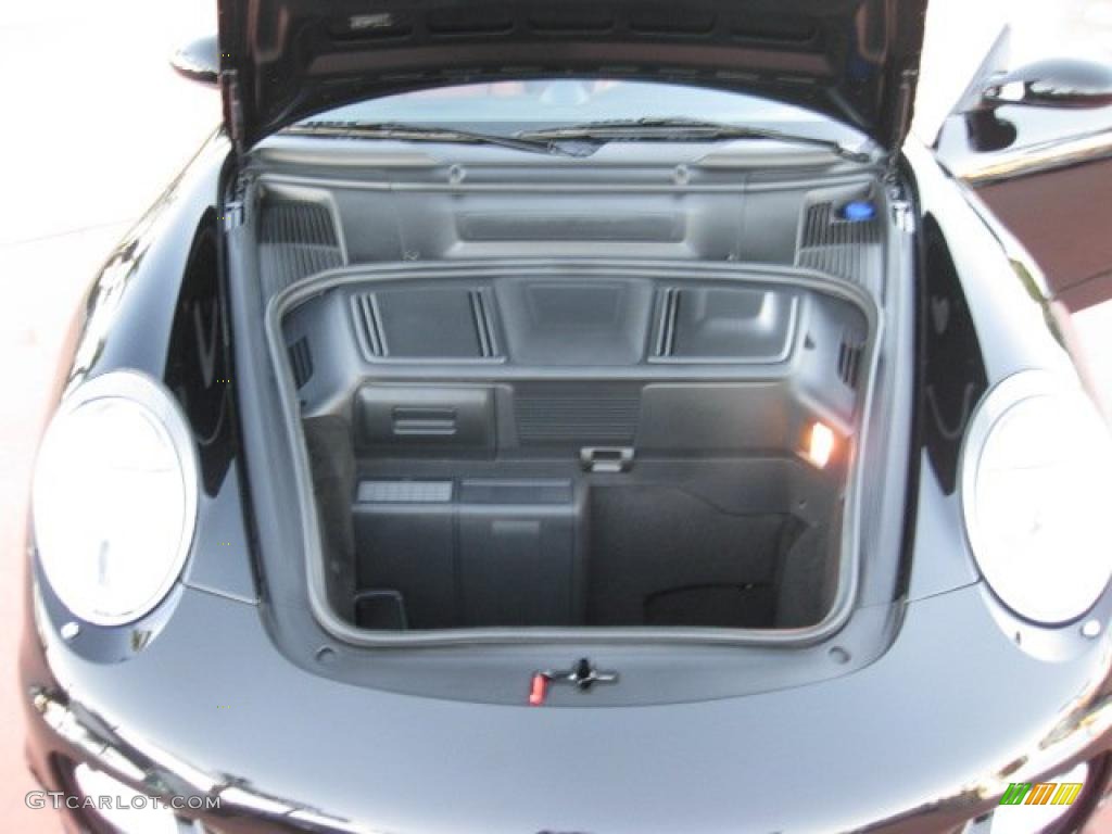 2008 911 Turbo Cabriolet - Black / Terracotta photo #15