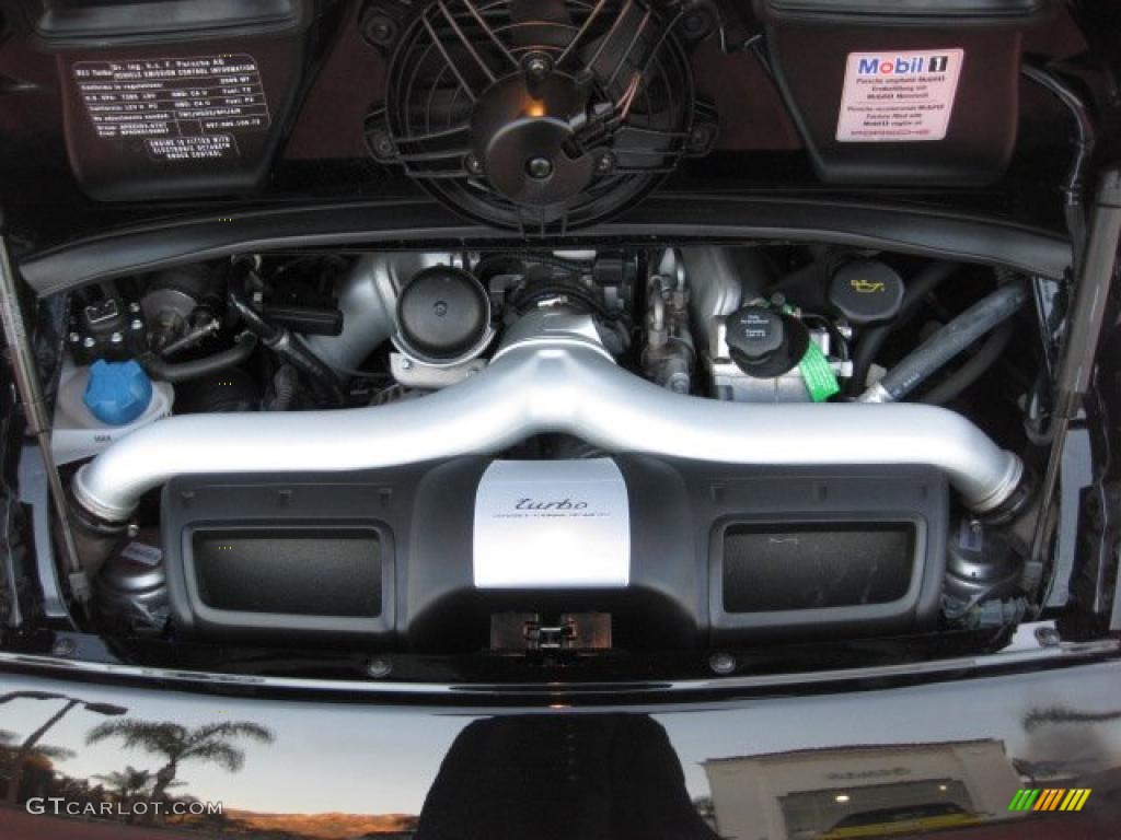 2008 Porsche 911 Turbo Cabriolet 3.6 Liter Twin-Turbocharged DOHC 24V VarioCam Flat 6 Cylinder Engine Photo #40929158