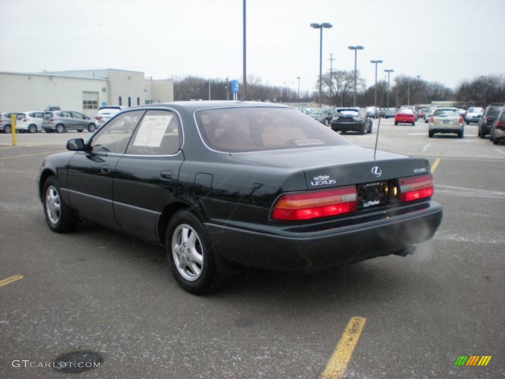1995 ES 300 - Dark Emerald Green Metallic / Beige photo #4