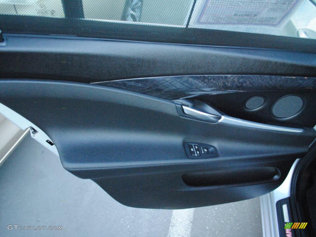 2010 BMW 5 Series 535i Gran Turismo Black Door Panel Photo #40932398