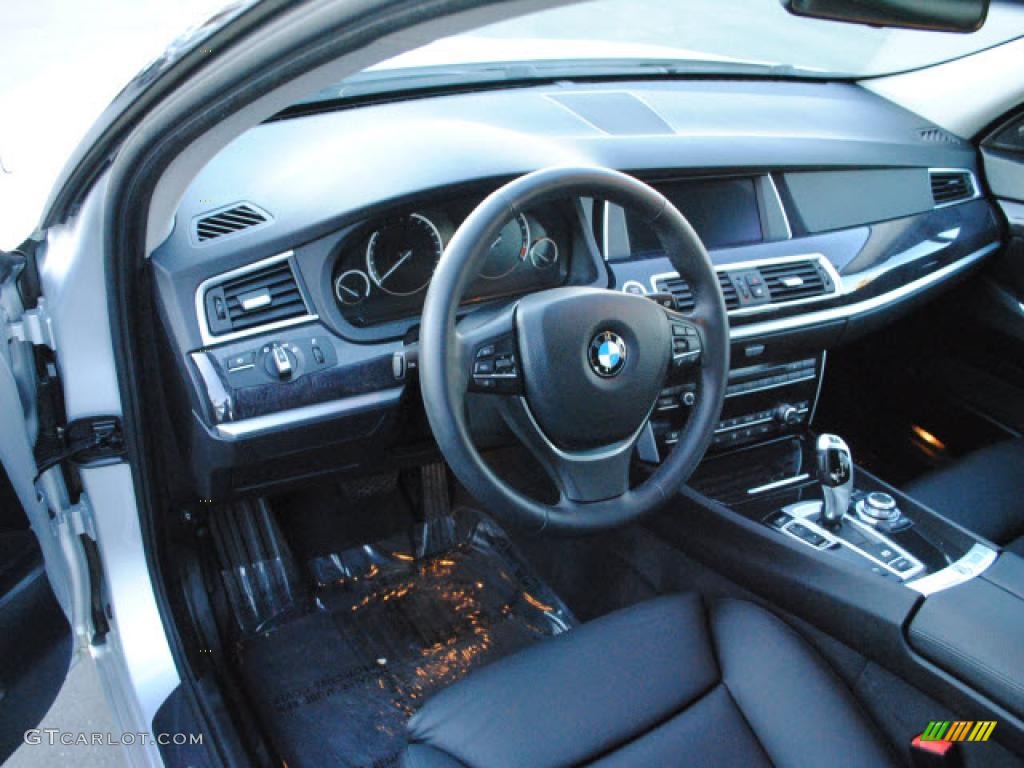 Black Interior 2010 BMW 5 Series 535i Gran Turismo Photo #40932414