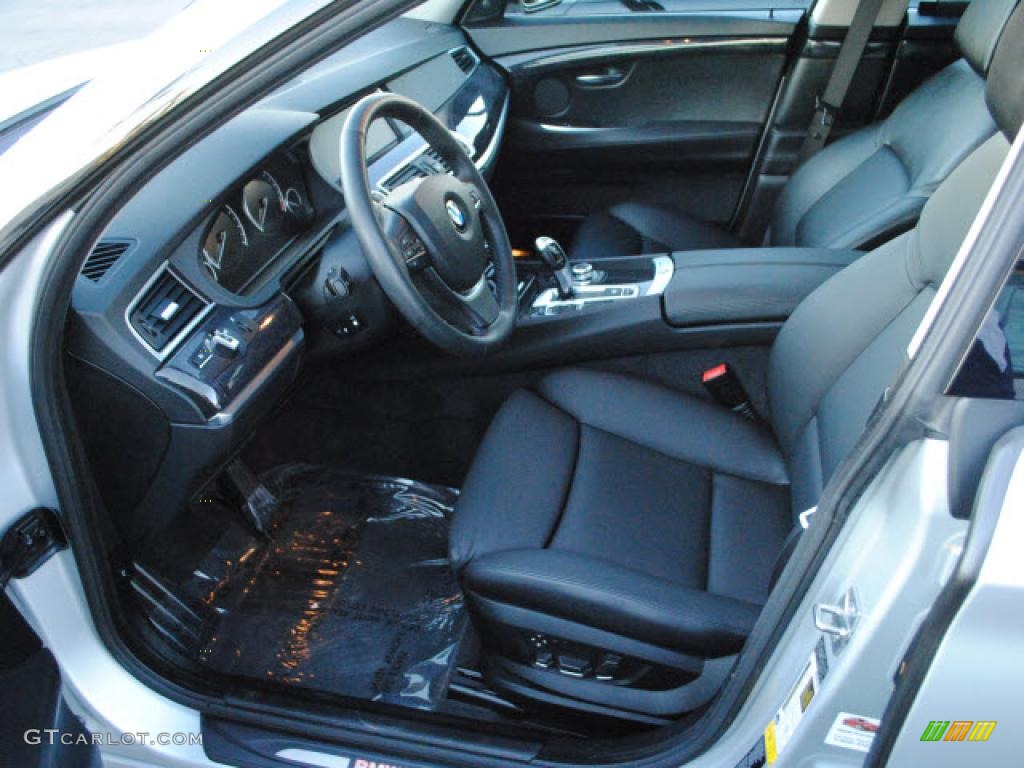 Black Interior 2010 BMW 5 Series 535i Gran Turismo Photo #40932442