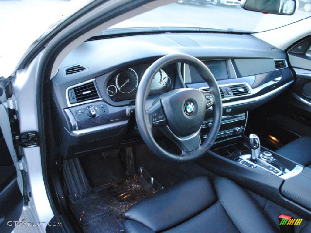 Black Interior 2010 BMW 5 Series 535i Gran Turismo Photo #40932782
