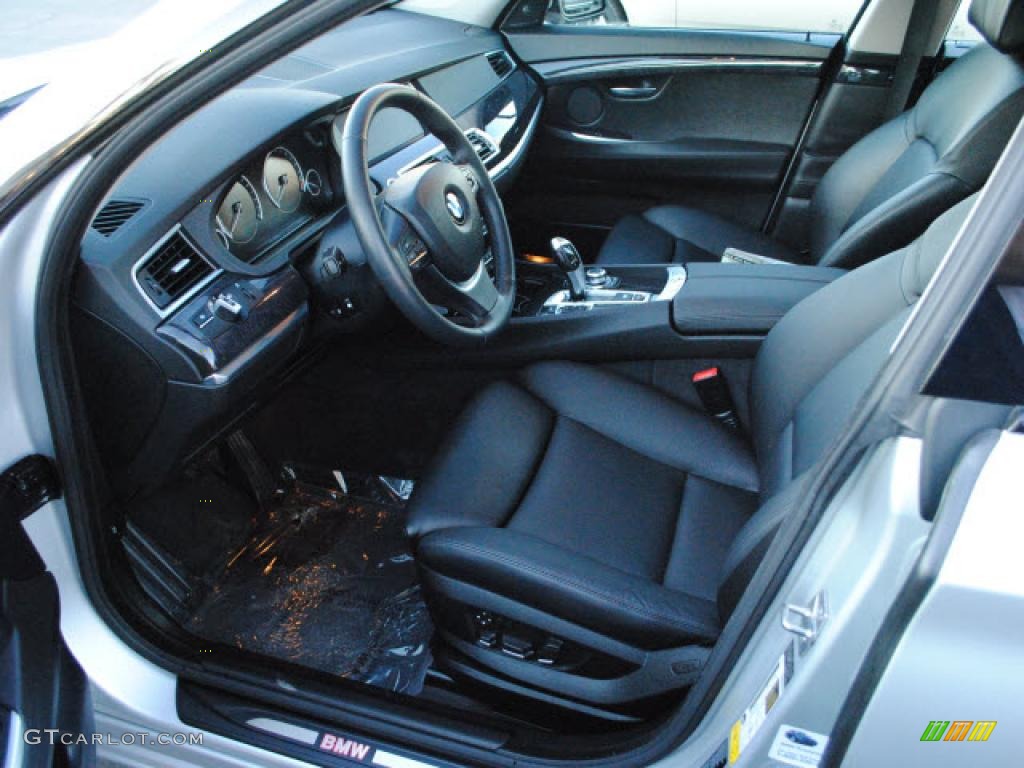 Black Interior 2010 BMW 5 Series 535i Gran Turismo Photo #40932798