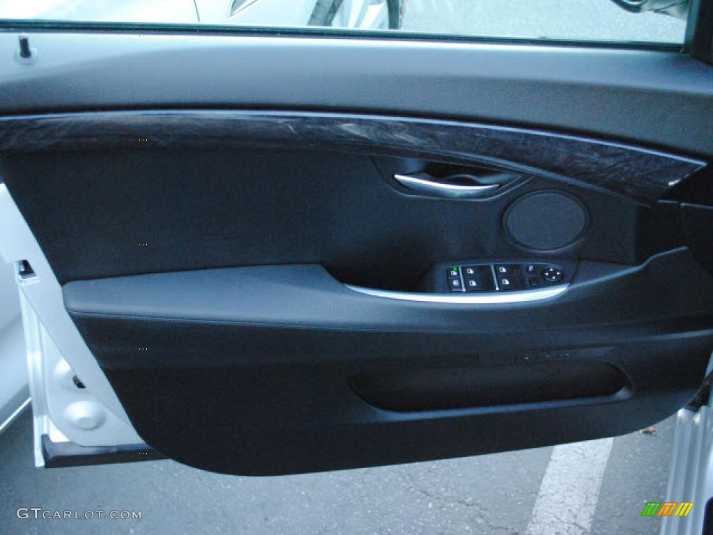 2010 BMW 5 Series 535i Gran Turismo Black Door Panel Photo #40932814