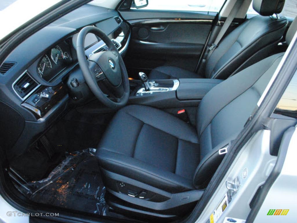 Black Interior 2010 BMW 5 Series 550i Gran Turismo Photo #40933246