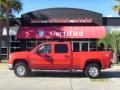 Fire Red 2008 GMC Sierra 2500HD SLE Z71 Crew Cab 4x4