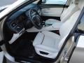 Ivory White/Black Nappa Leather Interior Photo for 2010 BMW 5 Series #40933626