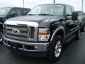 2008 Black Ford F350 Super Duty Lariat SuperCab 4x4  photo #1