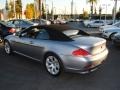 2007 Silver Grey Metallic BMW 6 Series 650i Convertible  photo #10