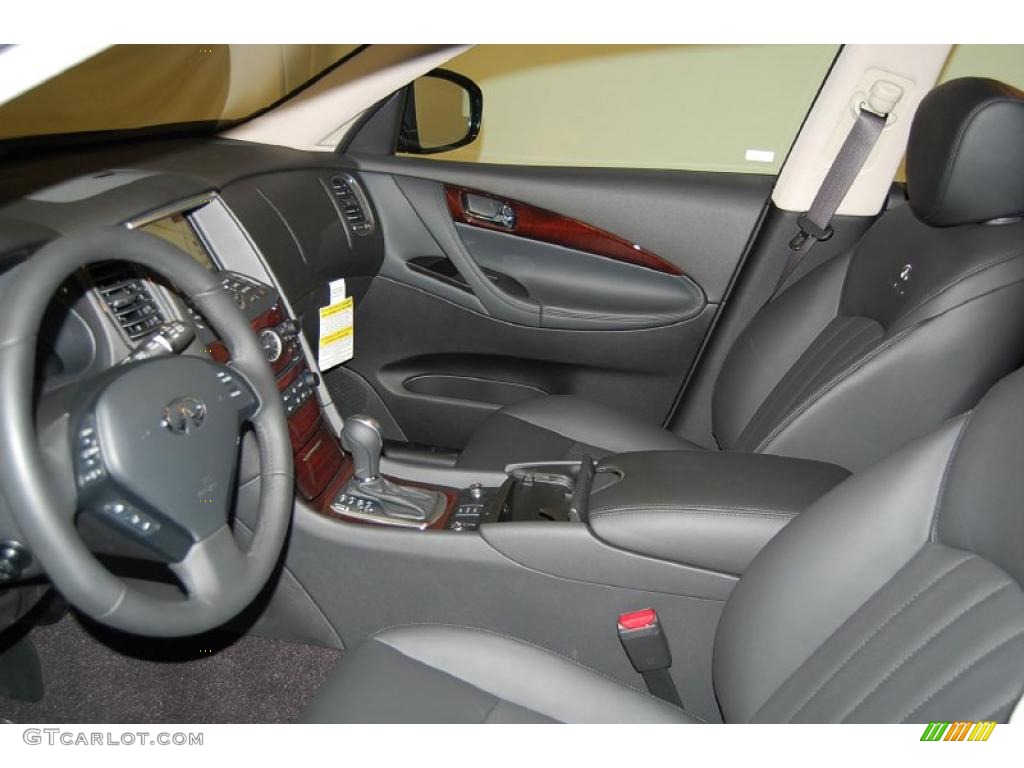 Graphite Interior 2010 Infiniti EX 35 Photo #40935582