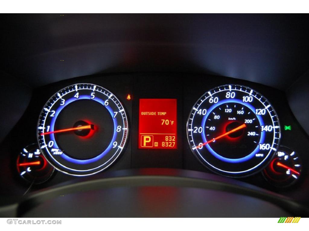 2010 Infiniti EX 35 Gauges Photo #40935750