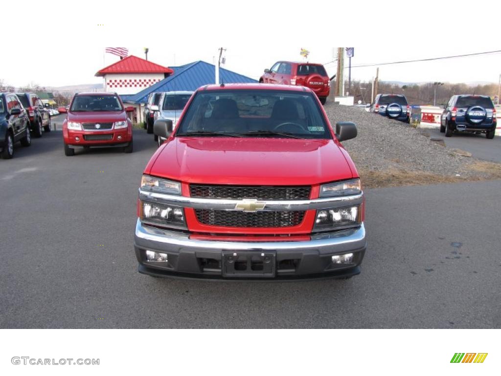 2008 Colorado LT Regular Cab - Victory Red / Ebony photo #3