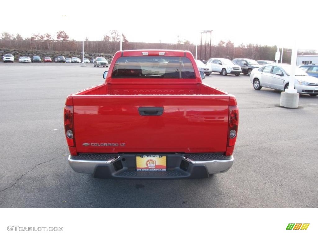2008 Colorado LT Regular Cab - Victory Red / Ebony photo #7