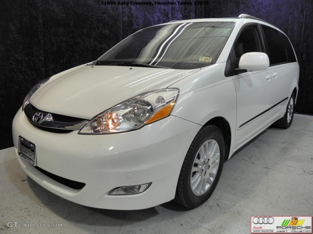 2008 Sienna Limited - Natural White / Fawn photo #2