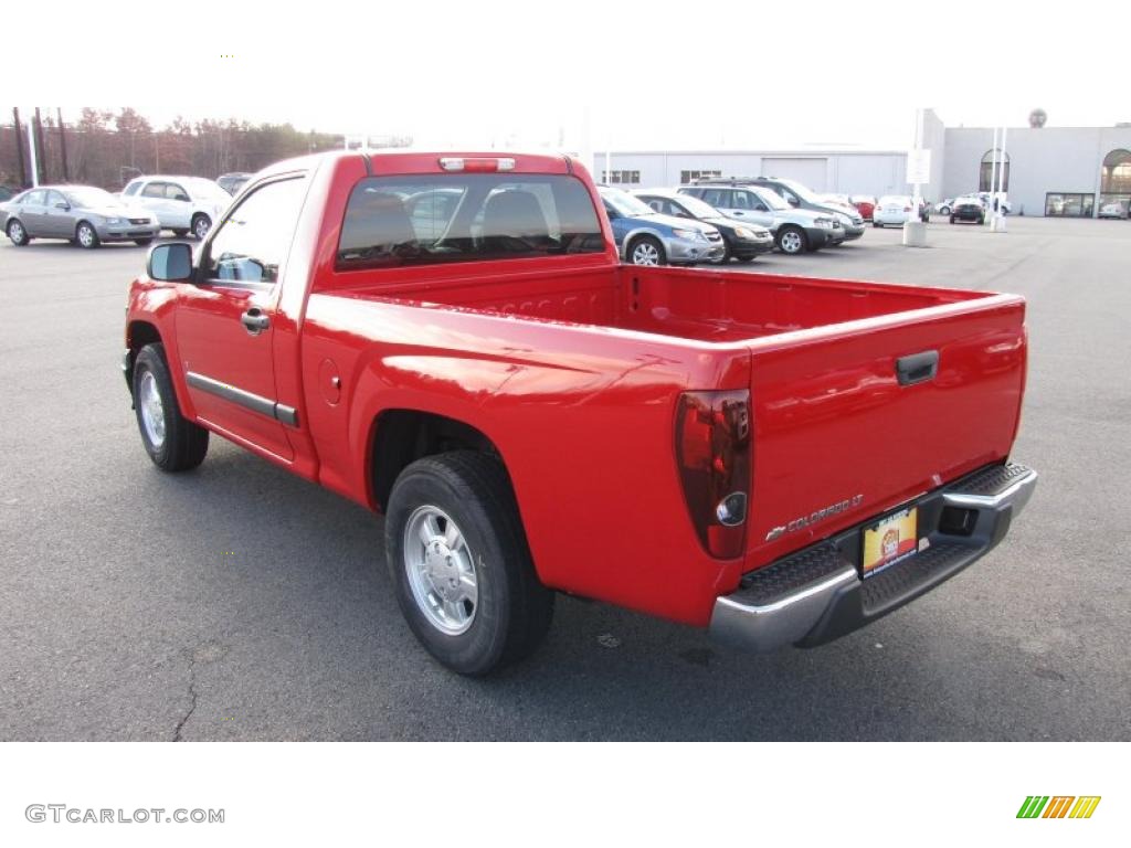 2008 Colorado LT Regular Cab - Victory Red / Ebony photo #8