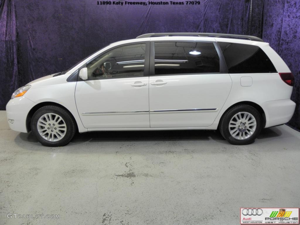 2008 Sienna Limited - Natural White / Fawn photo #3