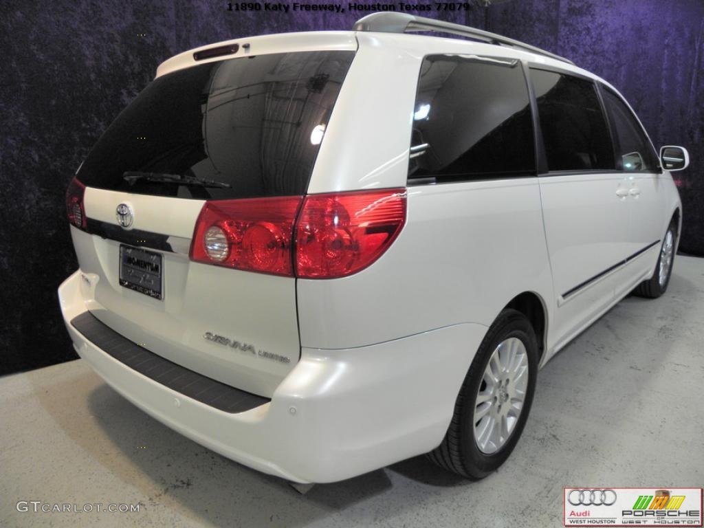 2008 Sienna Limited - Natural White / Fawn photo #23