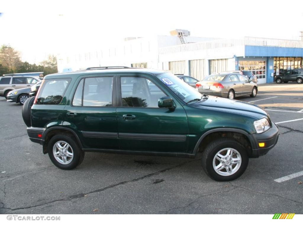 1999 CR-V EX 4WD - Clover Green Pearl / Charcoal photo #4