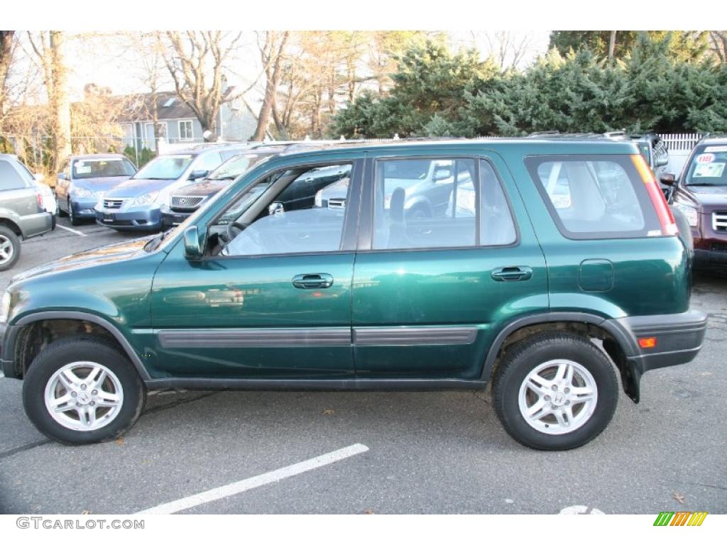 1999 CR-V EX 4WD - Clover Green Pearl / Charcoal photo #8