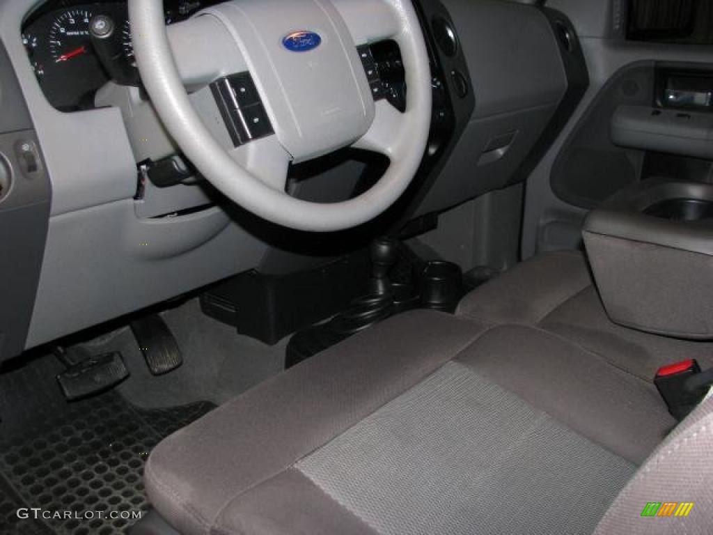 2005 F150 XLT SuperCab 4x4 - Dark Shadow Grey Metallic / Medium Flint/Dark Flint Grey photo #7