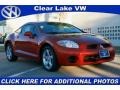 2008 Sunset Orange Pearlescent Mitsubishi Eclipse GS Coupe  photo #1