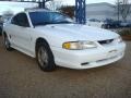 1995 Crystal White Ford Mustang V6 Coupe  photo #8