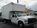 2008 Oxford White Ford F350 Super Duty Chassis  photo #1