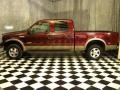 Dark Toreador Red Metallic 2005 Ford F250 Super Duty Lariat Crew Cab 4x4
