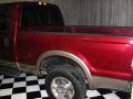 2005 Dark Toreador Red Metallic Ford F250 Super Duty Lariat Crew Cab 4x4  photo #10