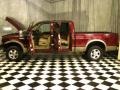 2005 Dark Toreador Red Metallic Ford F250 Super Duty Lariat Crew Cab 4x4  photo #12