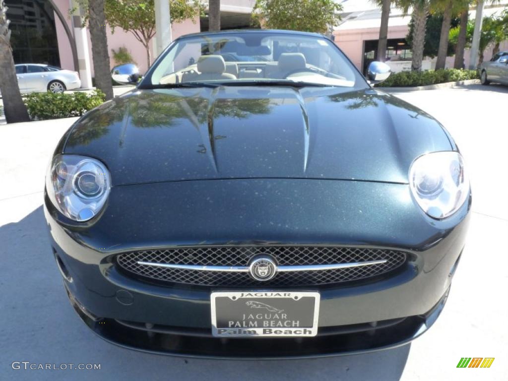 2008 XK XK8 Convertible - Botanical Green / Caramel photo #2