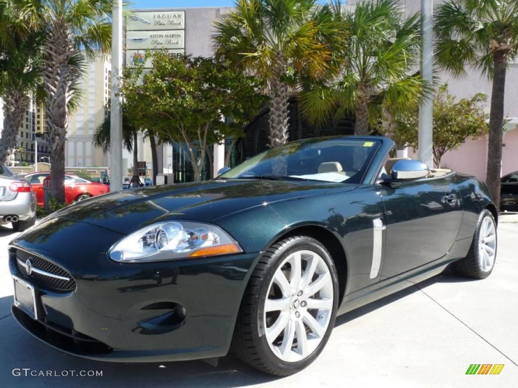 Botanical Green 2008 Jaguar XK XK8 Convertible Exterior Photo #40942690