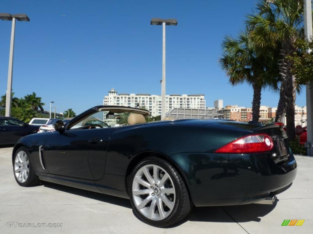 2008 XK XK8 Convertible - Botanical Green / Caramel photo #7
