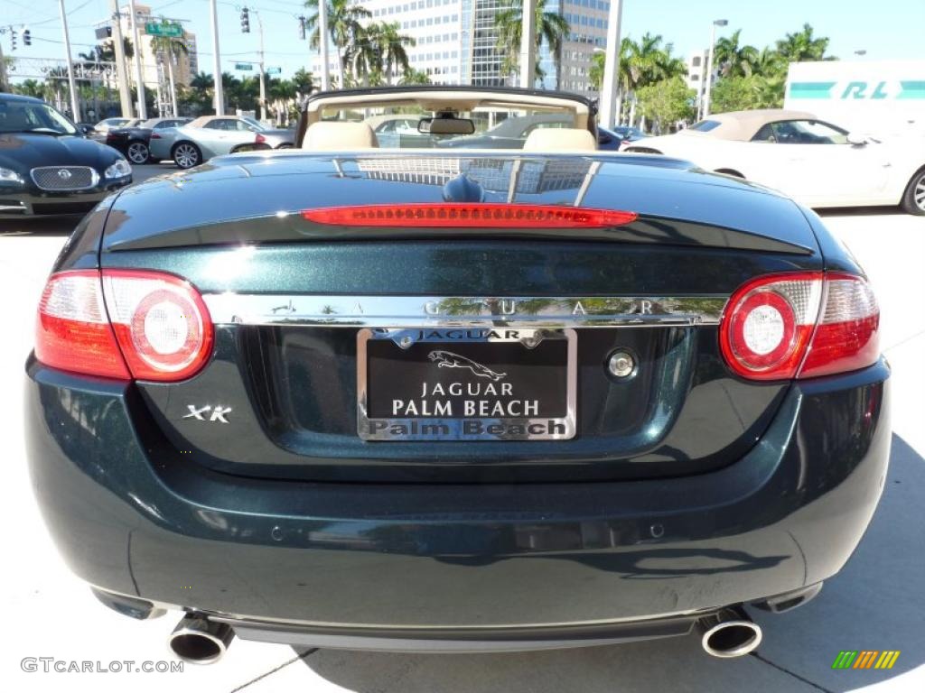 2008 XK XK8 Convertible - Botanical Green / Caramel photo #9