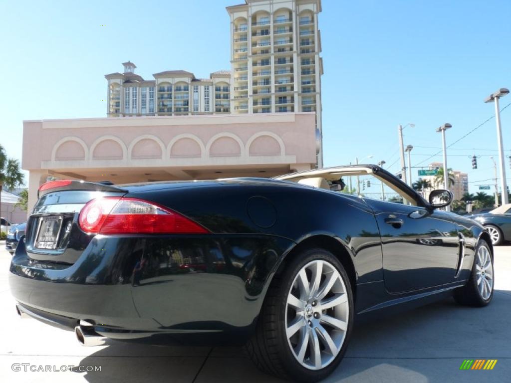 2008 XK XK8 Convertible - Botanical Green / Caramel photo #10