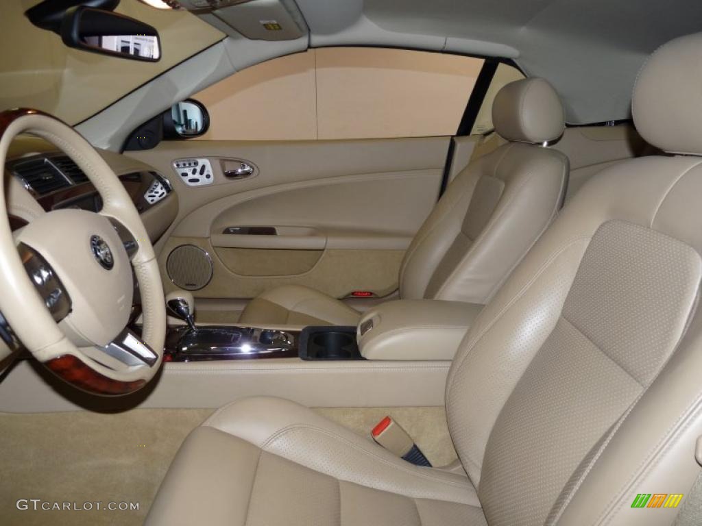 Caramel Interior 2008 Jaguar XK XK8 Convertible Photo #40942994
