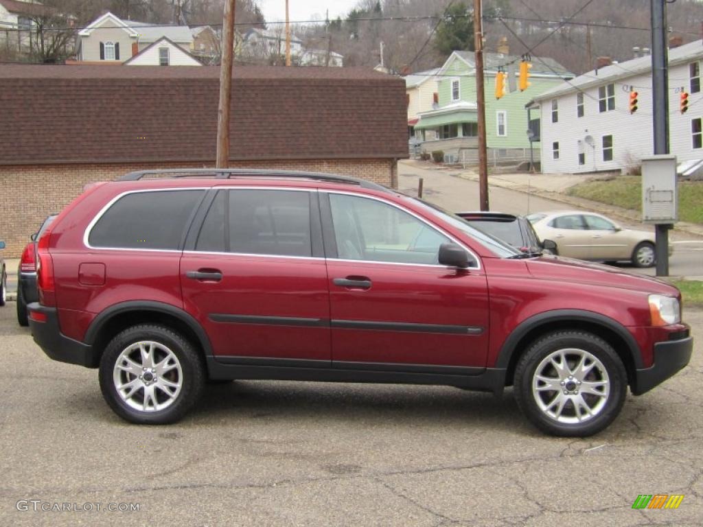 2004 XC90 T6 AWD - Ruby Red Metallic / Taupe/Light Taupe photo #3