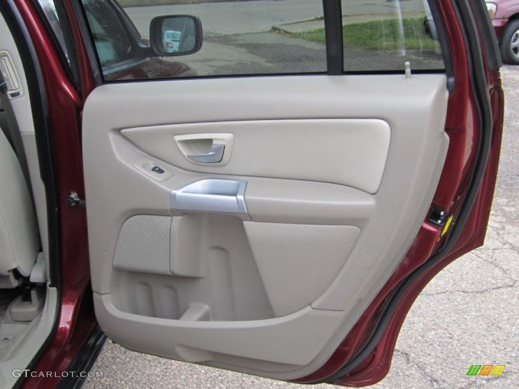 2004 XC90 T6 AWD - Ruby Red Metallic / Taupe/Light Taupe photo #20