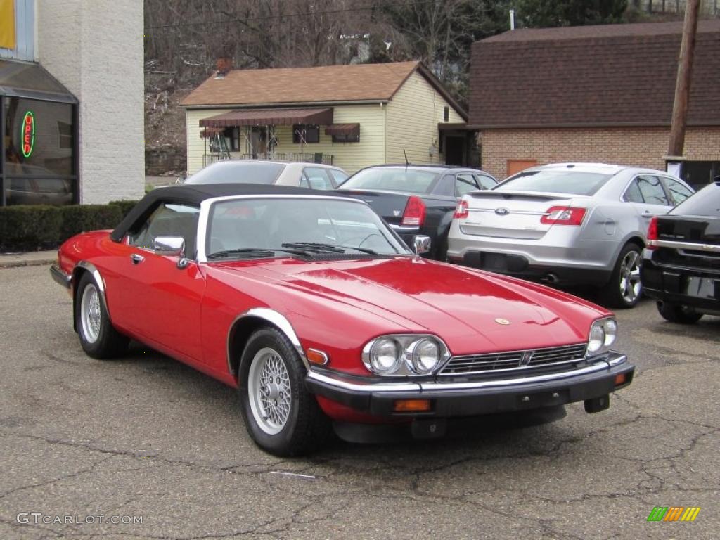 Signal Red Jaguar XJ