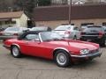 1991 Signal Red Jaguar XJ XJS Convertible  photo #2