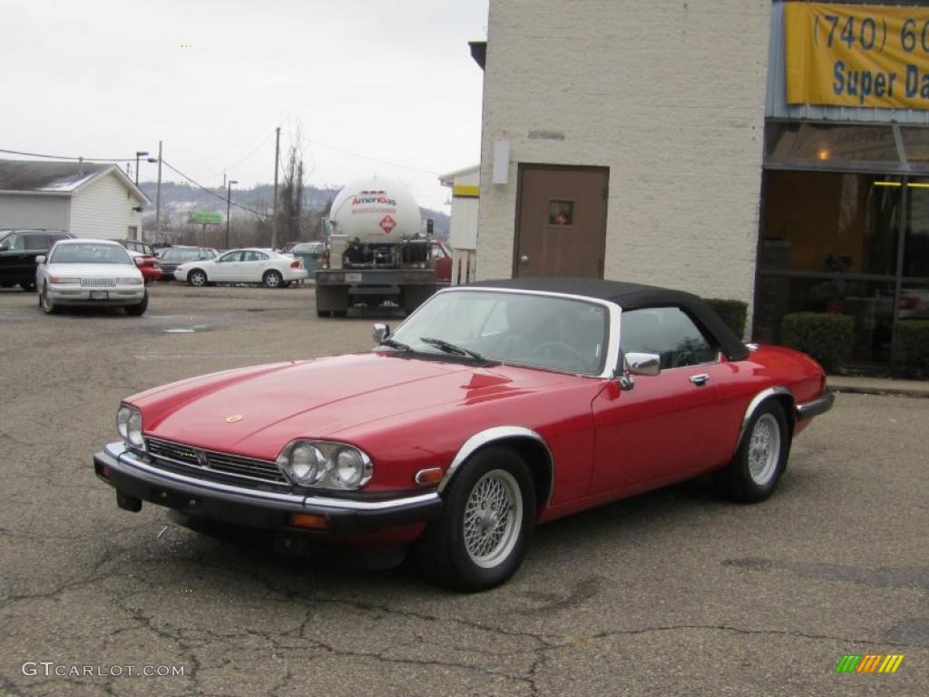 1991 XJ XJS Convertible - Signal Red / Black photo #10